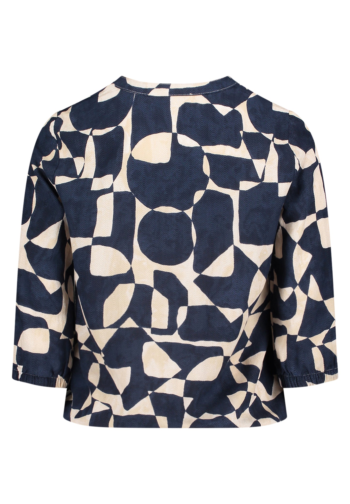 Bluse Kurz 3/4 Arm Dark Blue/Nature Bild 9
