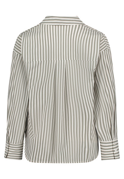 Bluse Lang 1/1 Arm Khaki/Cream Bild 7