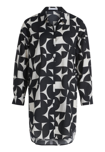 Bluse Lang 1/1 Arm Black/Cream Bild 1
