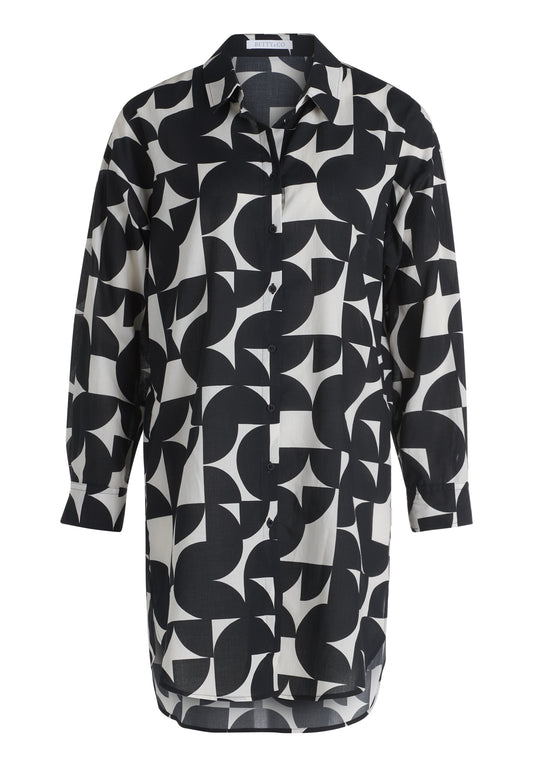 Bluse Lang 1/1 Arm Black/Cream Bild 1