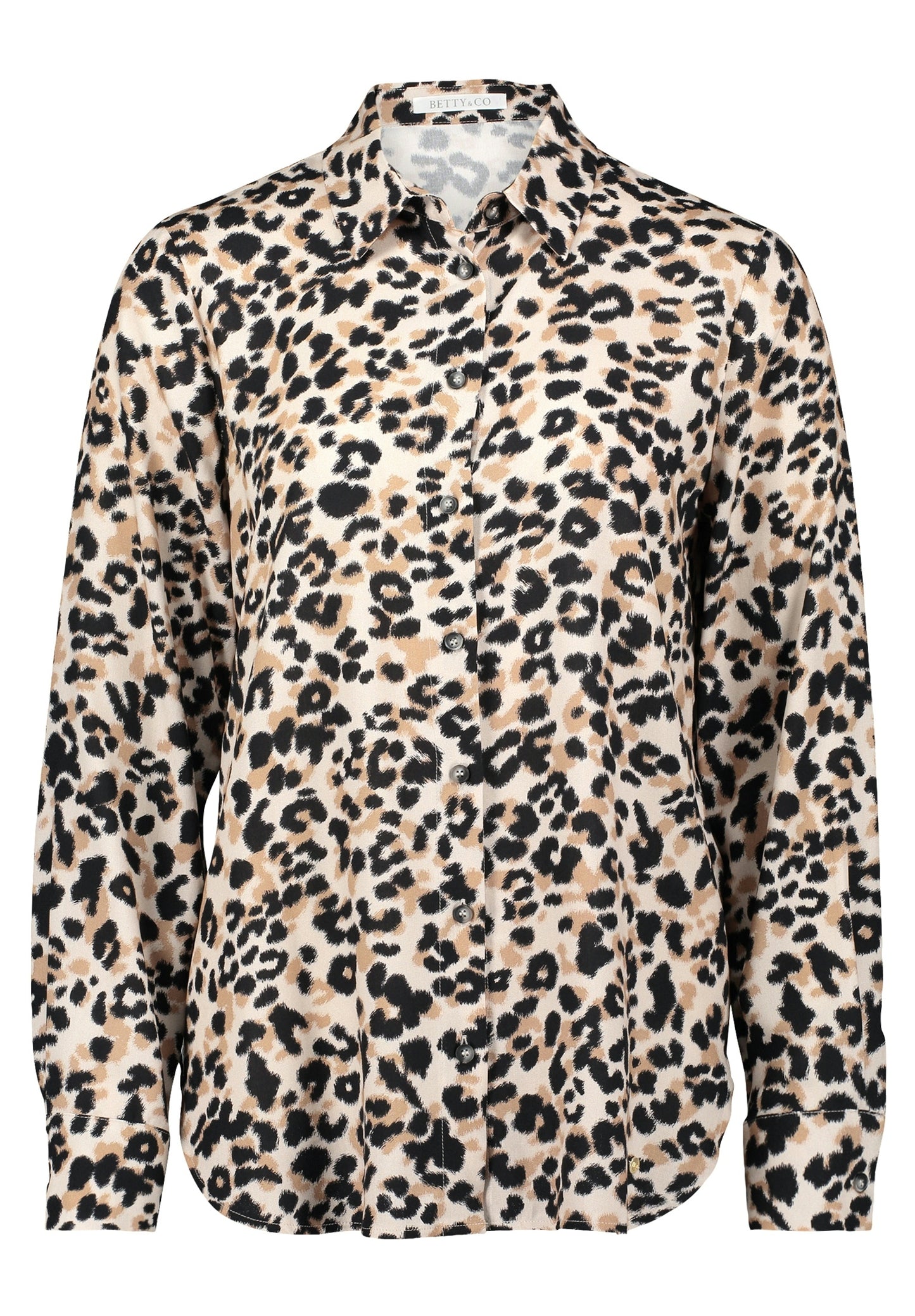 Bluse Lang 1/1 Arm Beige/Black Bild 1