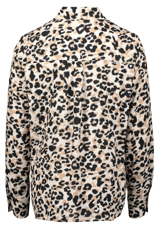 Bluse Lang 1/1 Arm Beige/Black Bild 2