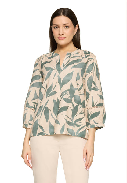 Bluse Lang 3/4 Arm Nature/Green Bild 3