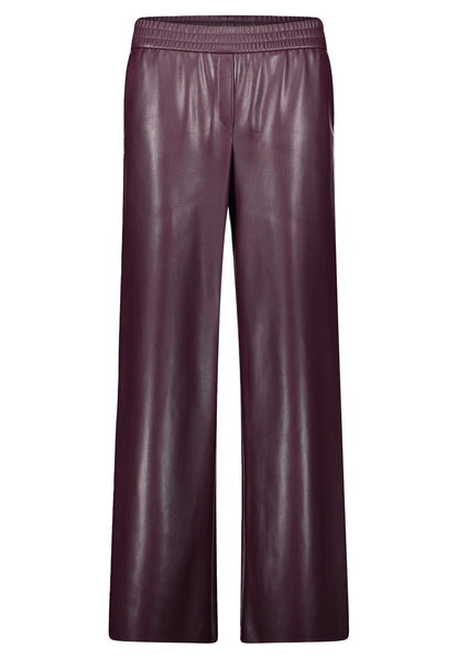 Hose Casual 1/1 LAEnge Dark Aubergine Bild 1
