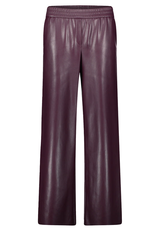 Hose Casual 1/1 LAEnge Dark Aubergine Bild 1
