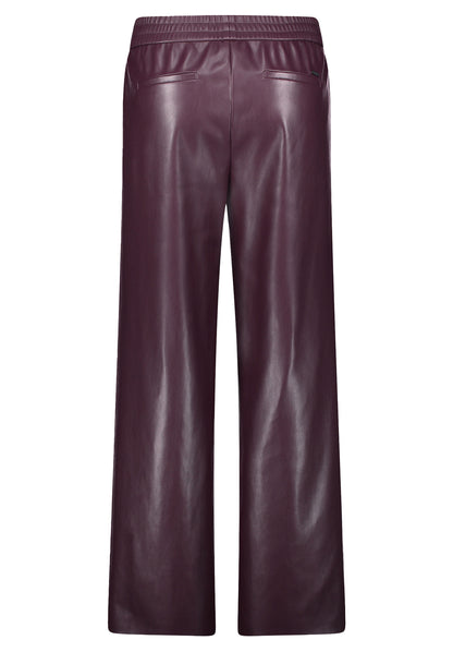 Hose Casual 1/1 LAEnge Dark Aubergine Bild 2
