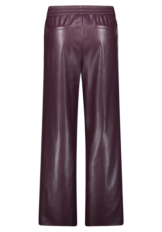 Hose Casual 1/1 LAEnge Dark Aubergine Bild 2