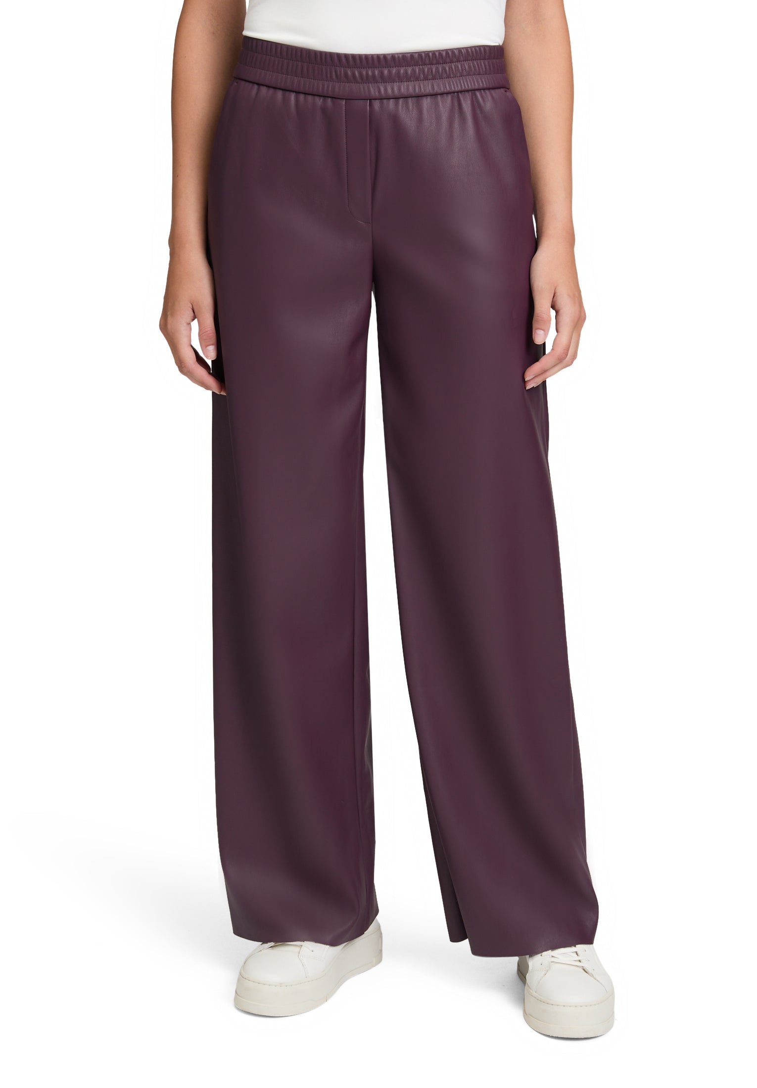 Hose Casual 1/1 LAEnge Dark Aubergine Bild 3