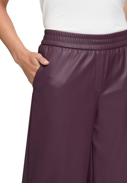 Hose Casual 1/1 LAEnge Dark Aubergine Bild 6