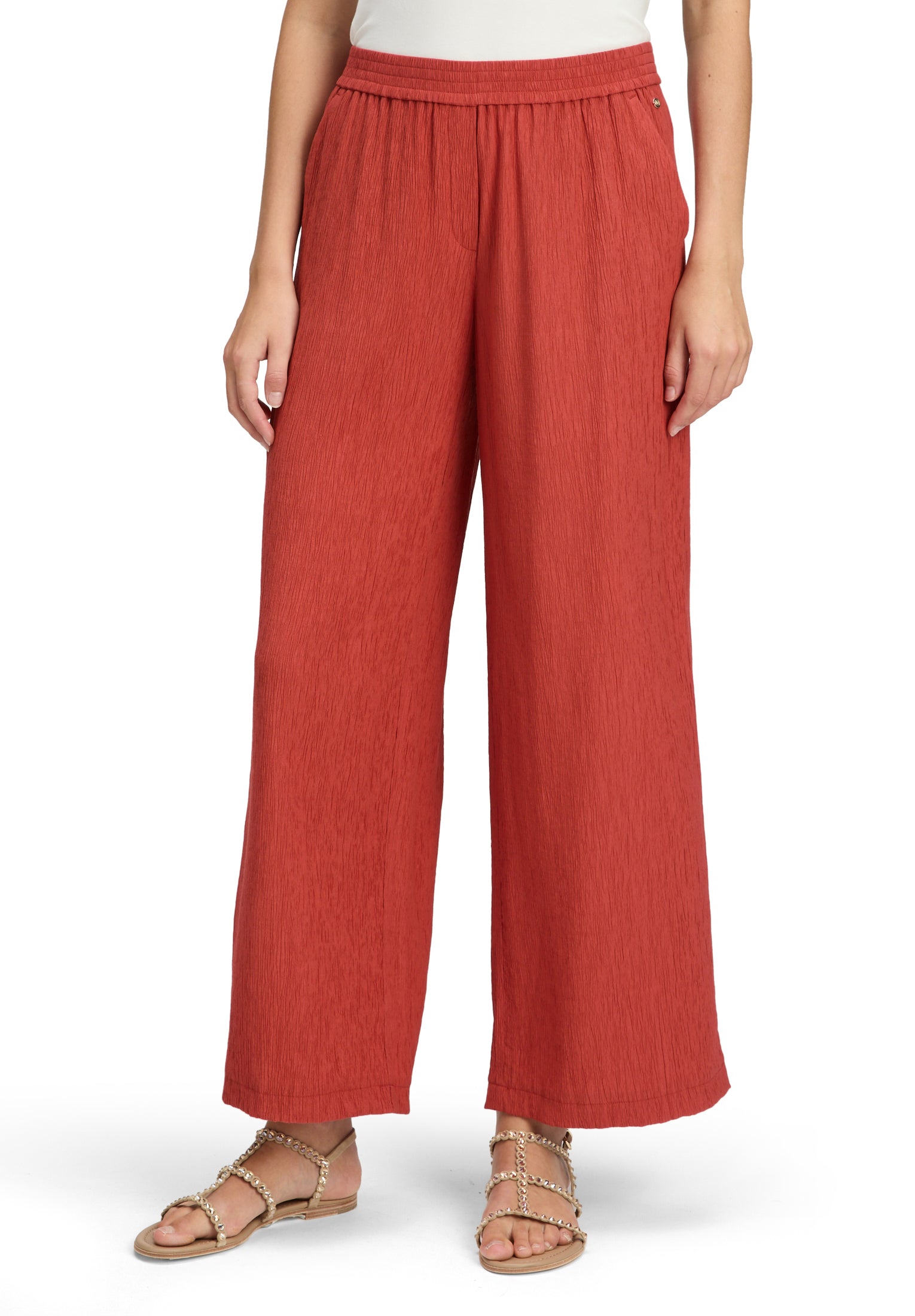 Hose Casual 1/1 LAEnge Rust Red Bild 3