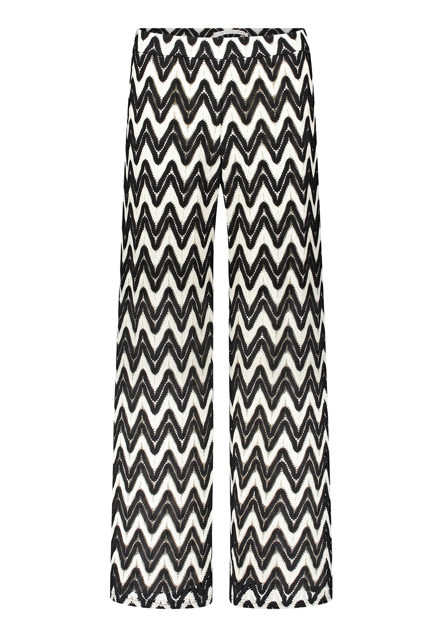 Hose Casual 1/1 LAEnge Black/Cream Bild 1