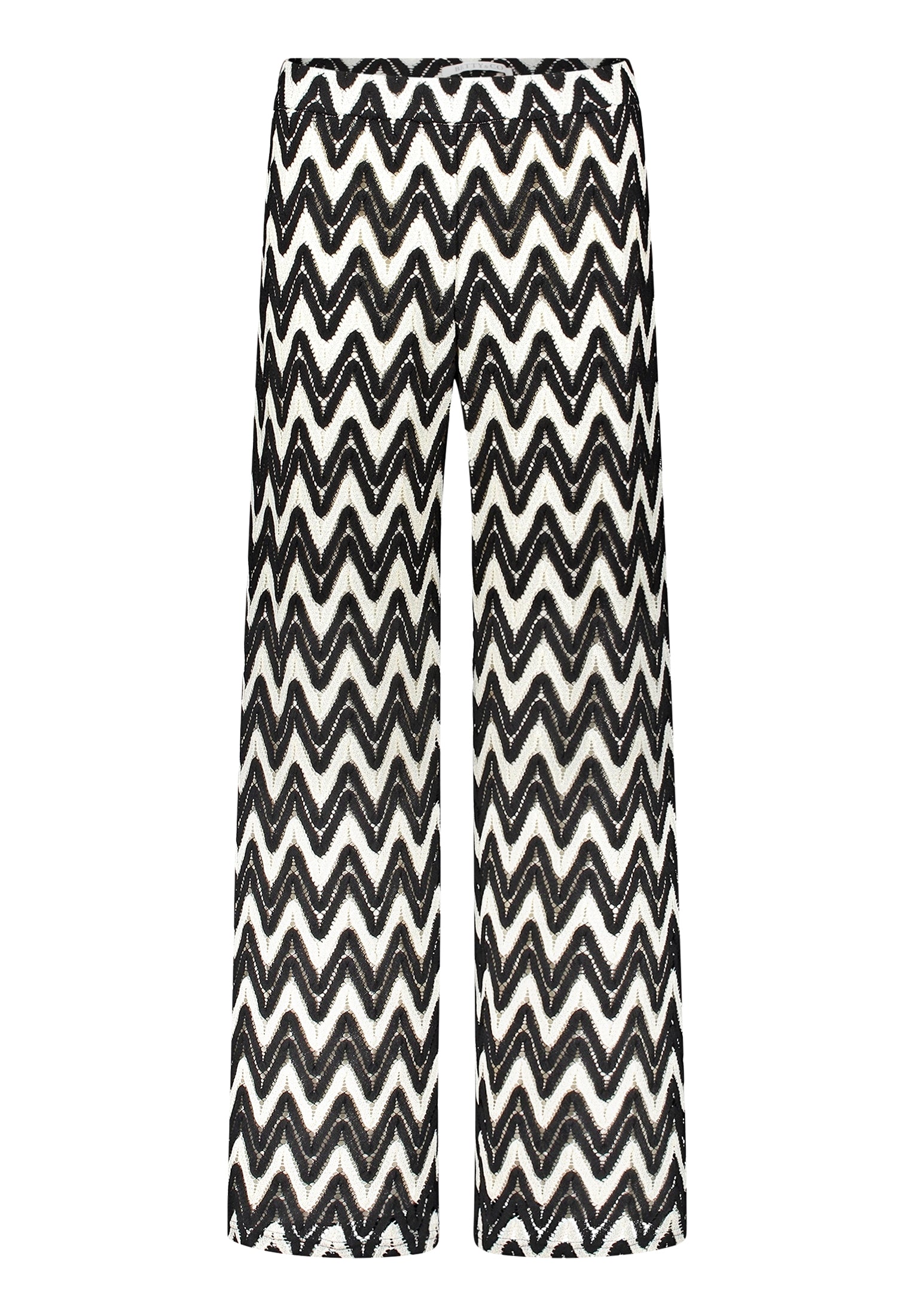 Hose Casual 1/1 LAEnge Black/Cream Bild 1