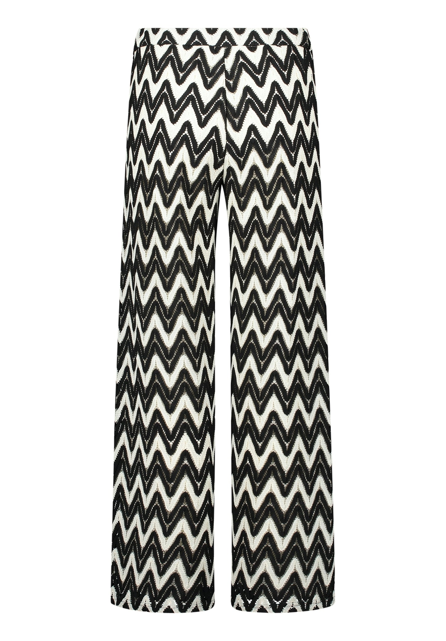 Hose Casual 1/1 LAEnge Black/Cream Bild 2