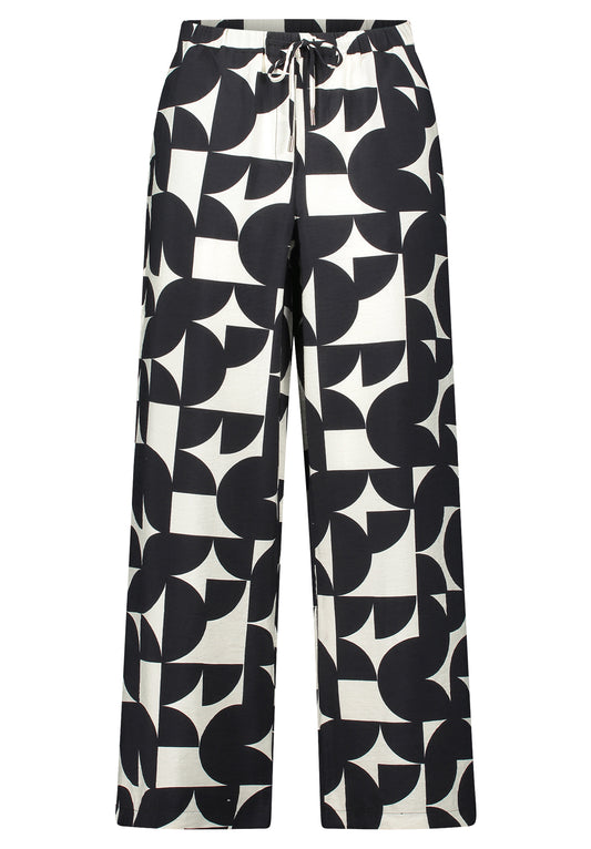 Hose Casual 1/1 LAEnge Black/Cream Bild 1