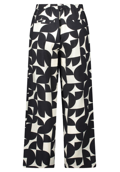 Hose Casual 1/1 LAEnge Black/Cream Bild 2