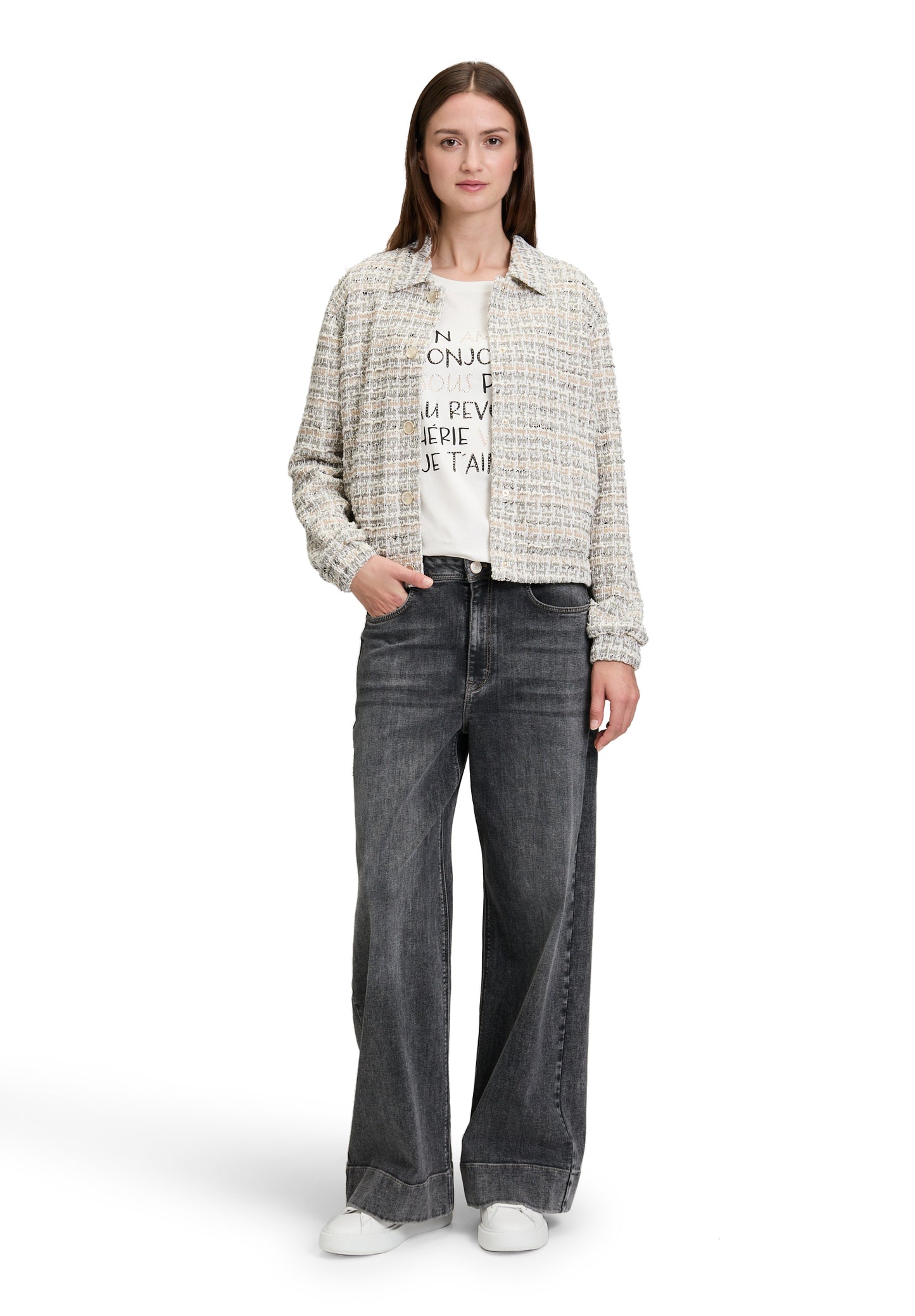 Hose Jeans 1/1 LAEnge Grey Denim Bild 5