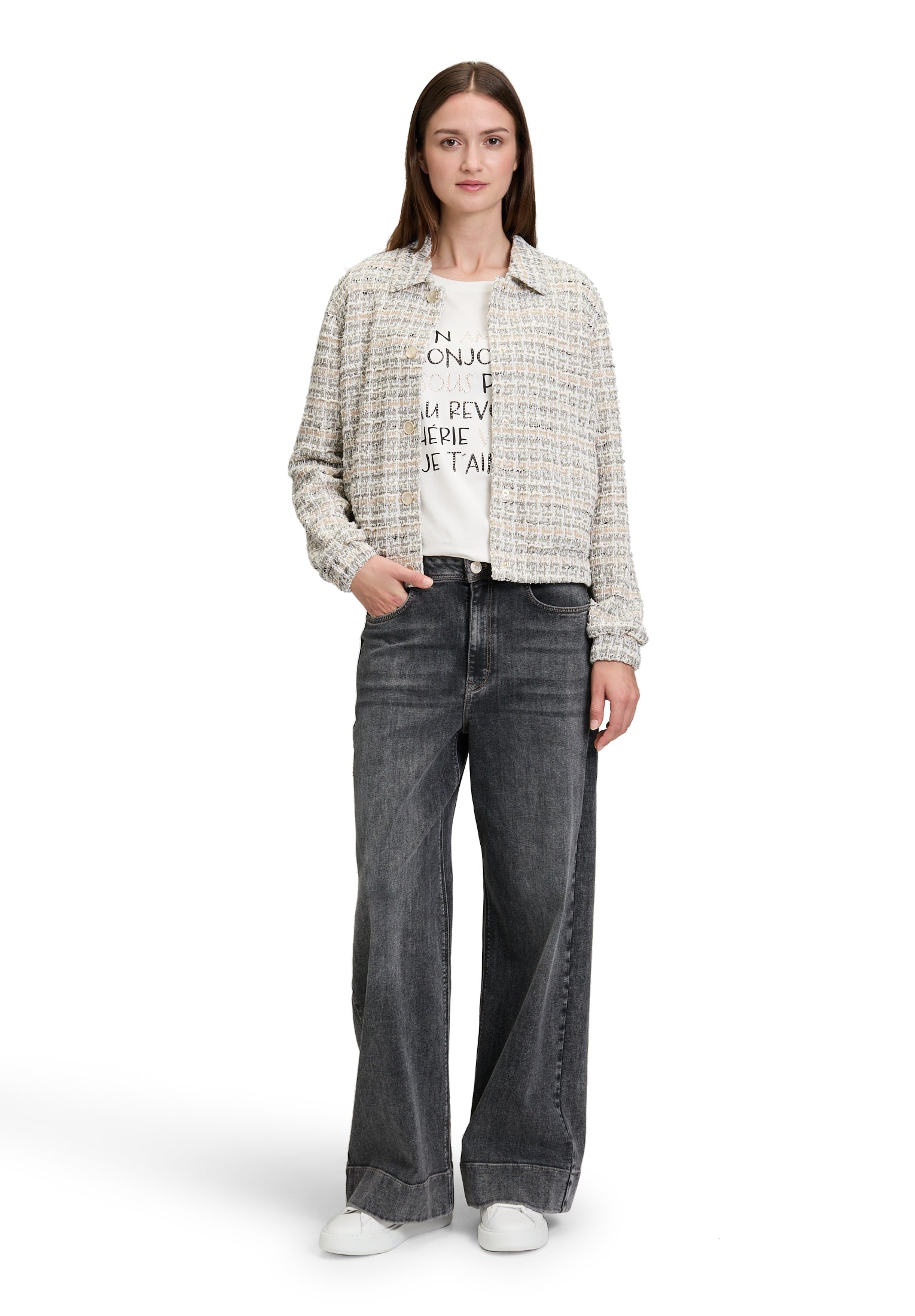 Hose Jeans 1/1 LAEnge Grey Denim Bild 5