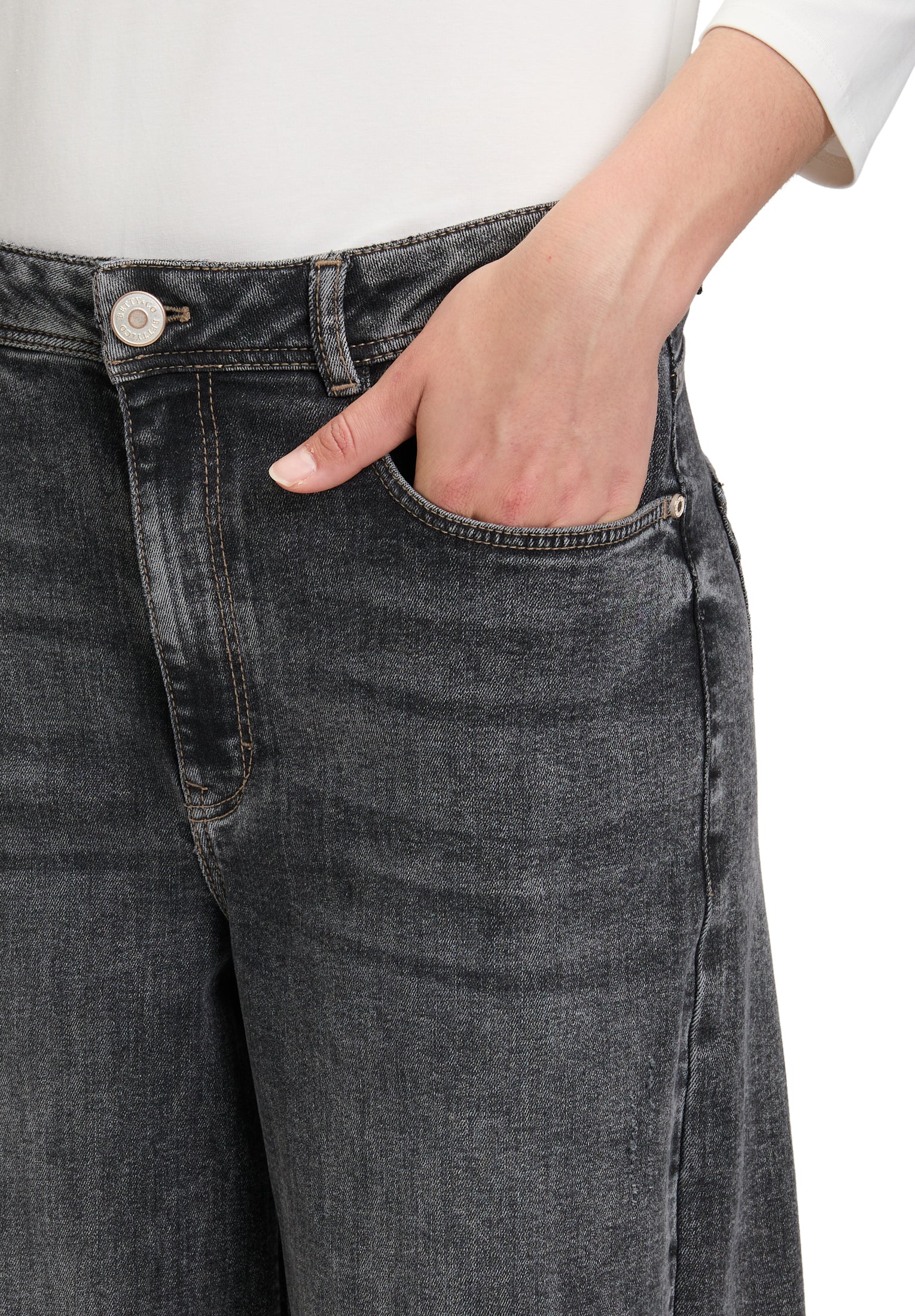 Hose Jeans 1/1 LAEnge Grey Denim Bild 6