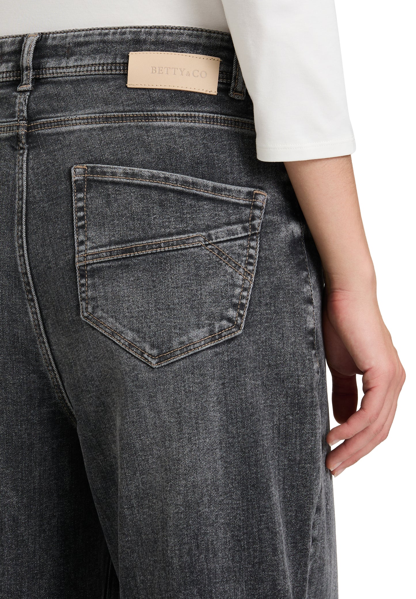 Hose Jeans 1/1 LAEnge Grey Denim Bild 7