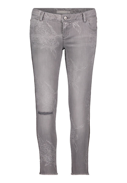 Hose Jeans 7/8 LAEng Light Grey Denim Bild 1