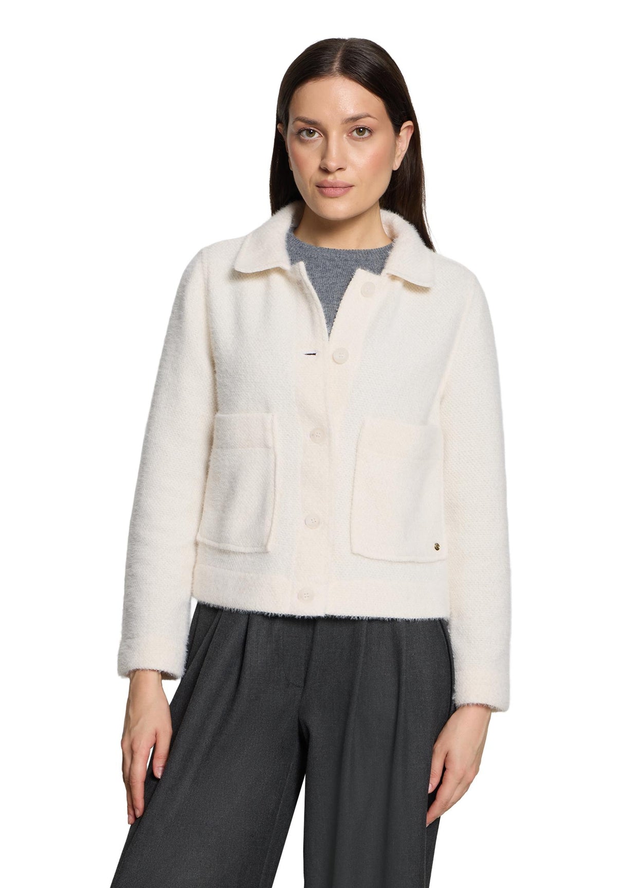Jacke Casual White Sand Bild 3