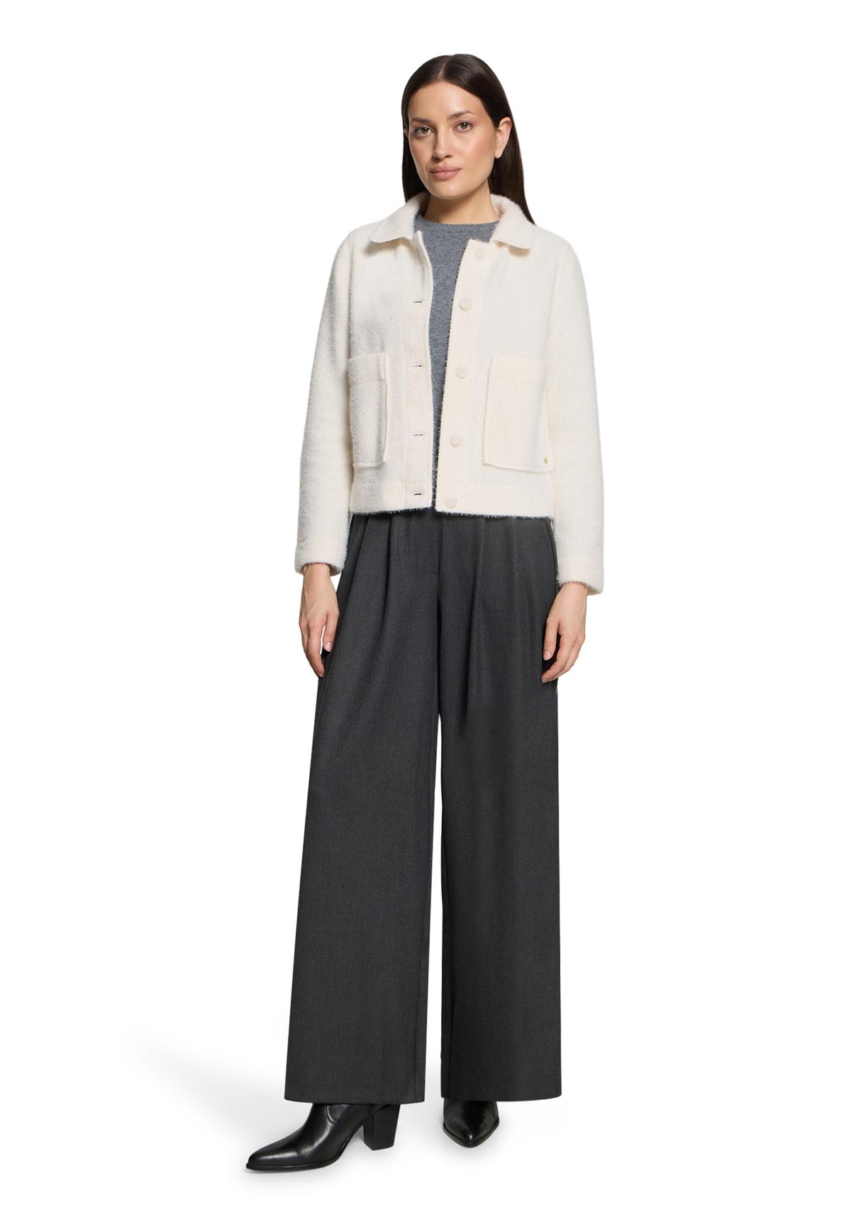 Jacke Casual White Sand Bild 5