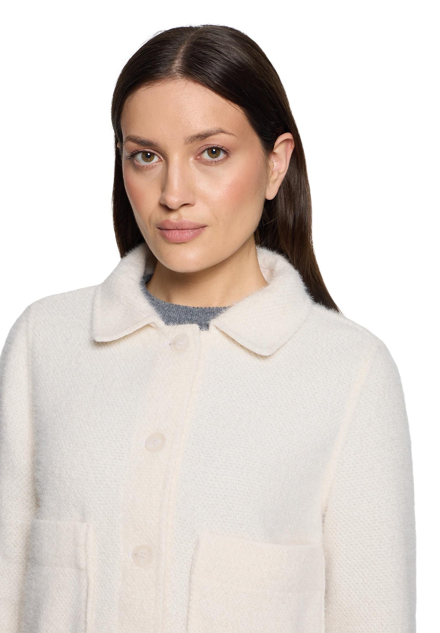 Jacke Casual White Sand Bild 6