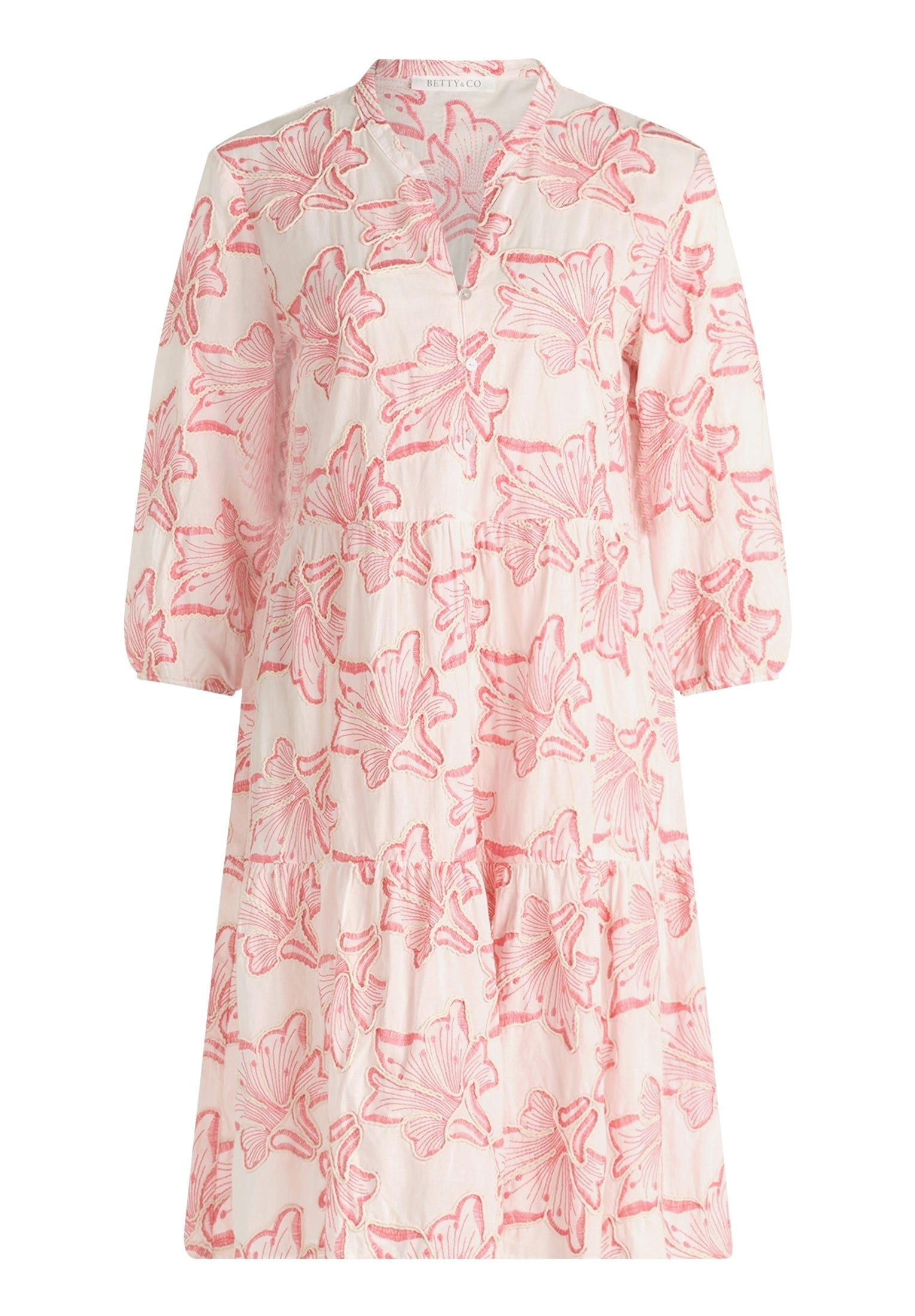 Kleid Kurz 3/4 Arm Rosé/Pink Bild 1