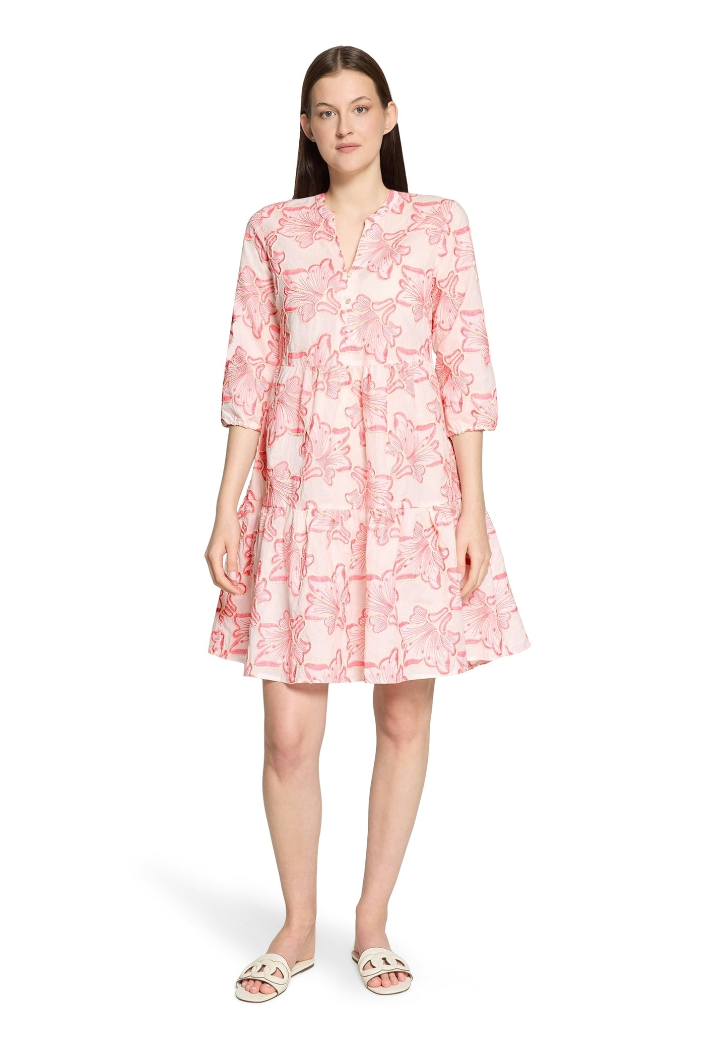Kleid Kurz 3/4 Arm Rosé/Pink Bild 3