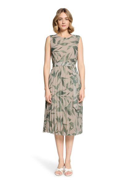 Kleid Lang ohne Arm Nature/Green Bild 3
