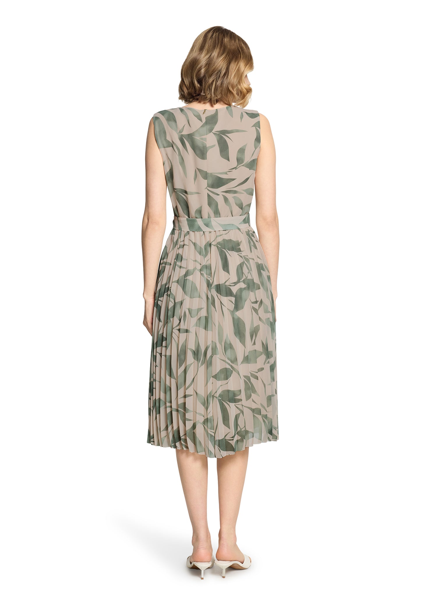 Kleid Lang ohne Arm Nature/Green Bild 4