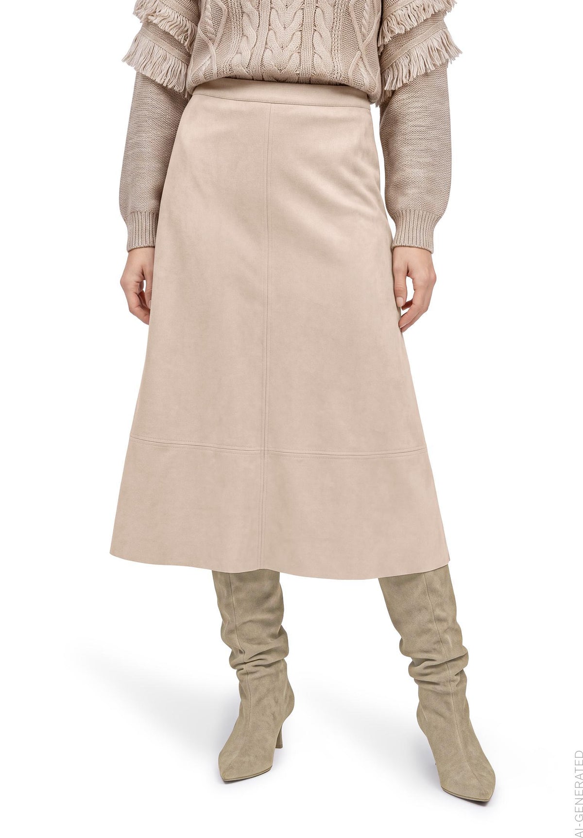 Rock Mittellang Casual Mocha Meringue Bild 1