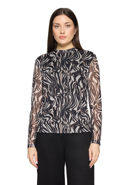 Shirt Kurz 1/1 Arm Nature/Black Bild 3