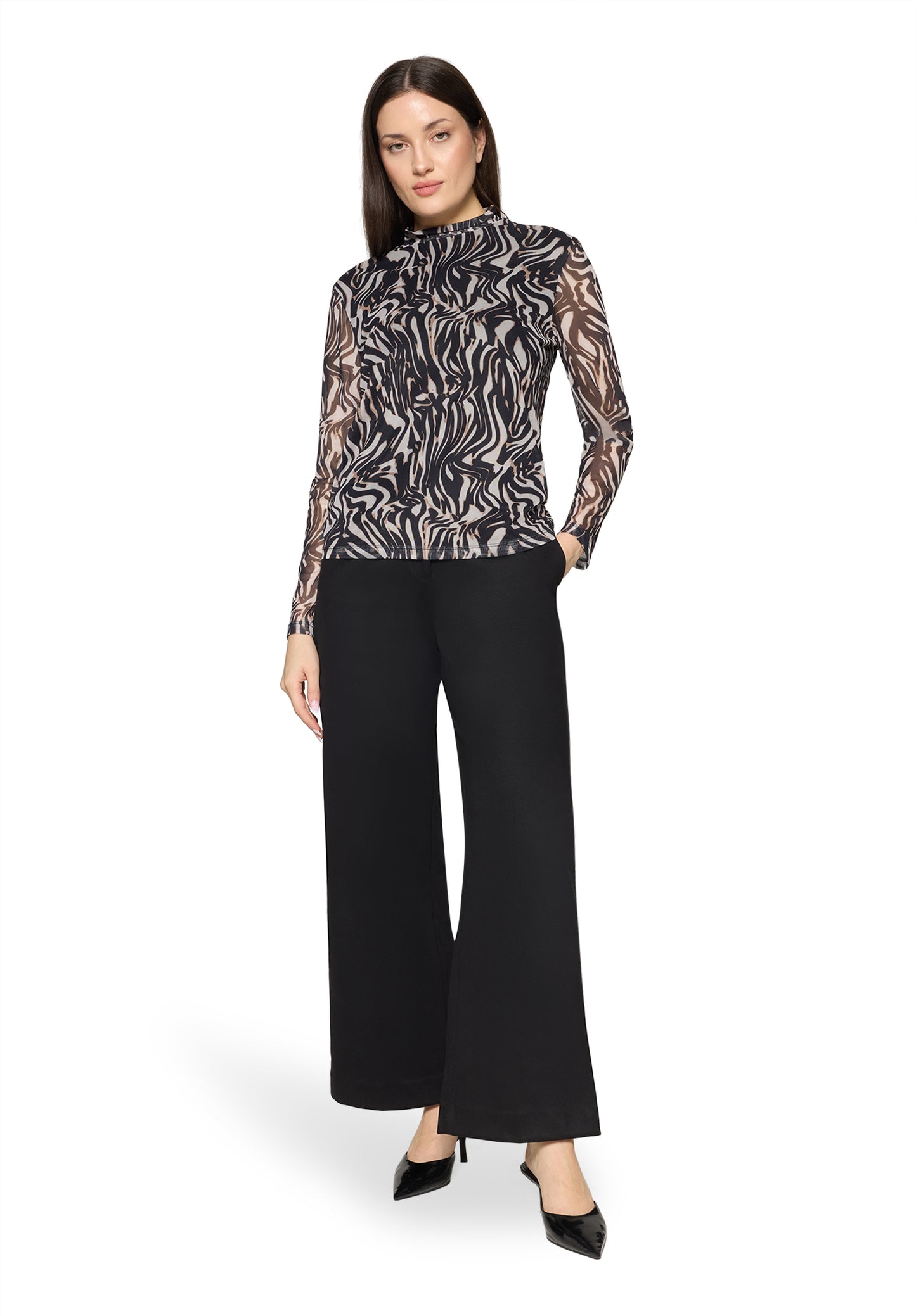 Shirt Kurz 1/1 Arm Nature/Black Bild 5