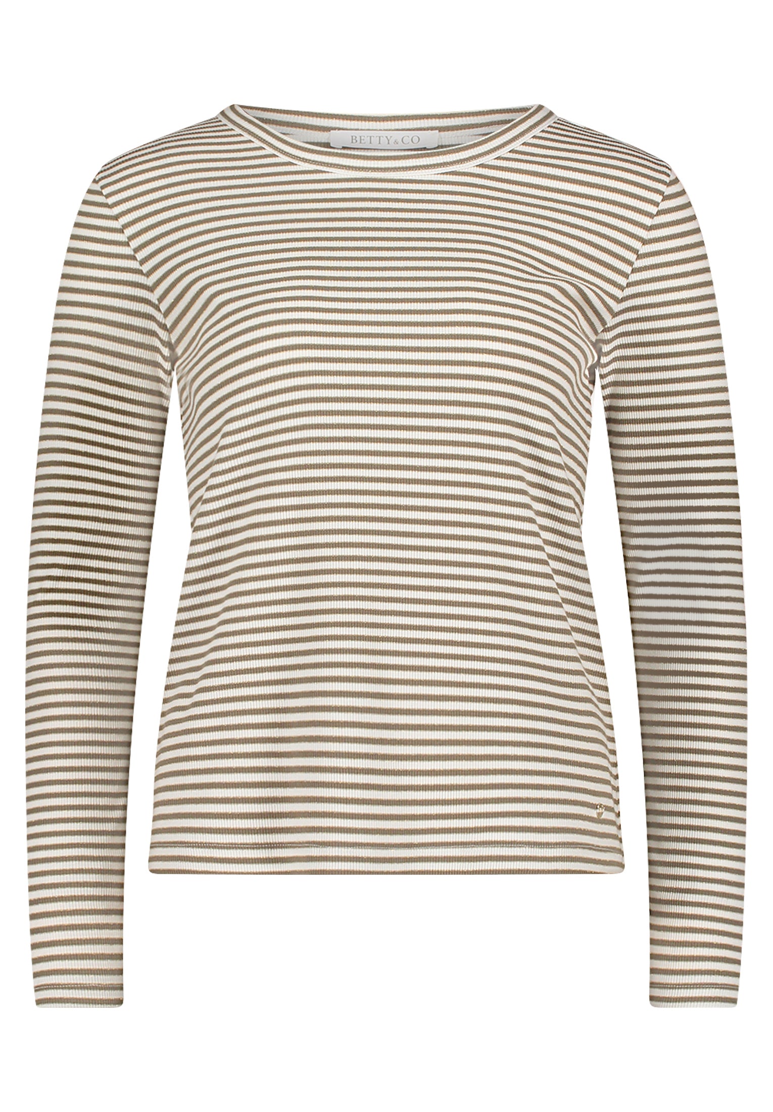 Shirt Kurz 1/1 Arm Khaki/Cream Bild 1