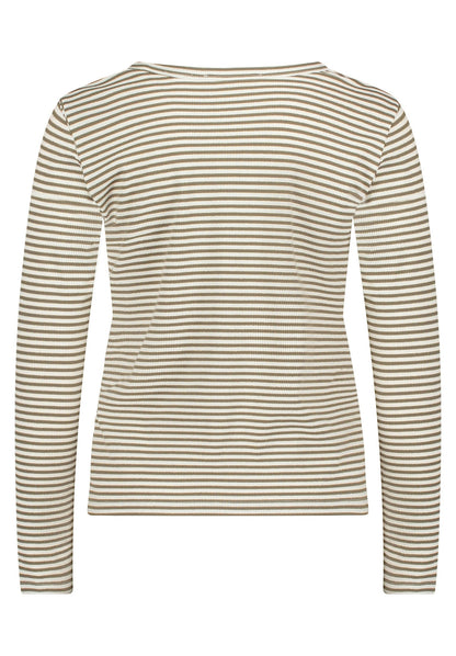 Shirt Kurz 1/1 Arm Khaki/Cream Bild 2