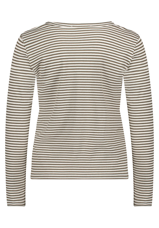 Shirt Kurz 1/1 Arm Khaki/Cream Bild 2