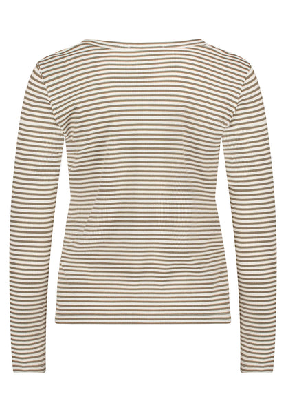 Shirt Kurz 1/1 Arm Khaki/Cream Bild 2