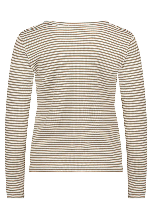 Shirt Kurz 1/1 Arm Khaki/Cream Bild 2