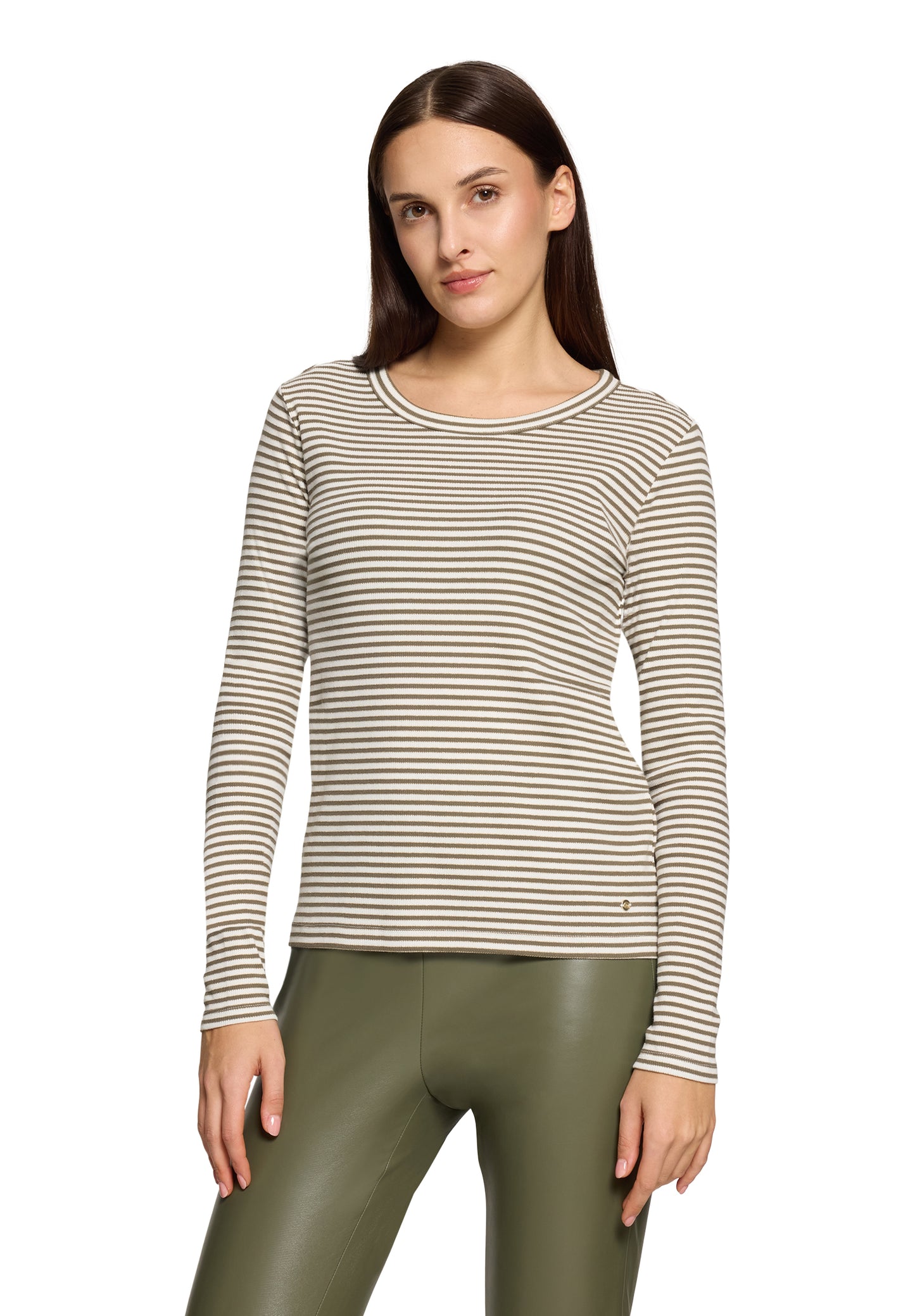 Shirt Kurz 1/1 Arm Khaki/Cream Bild 3