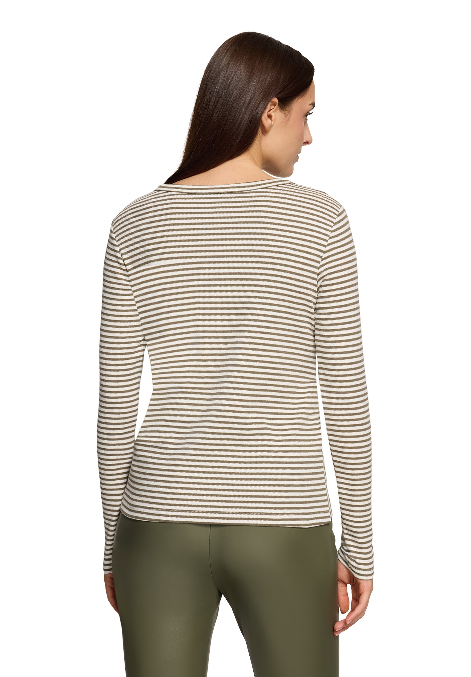 Shirt Kurz 1/1 Arm Khaki/Cream Bild 4