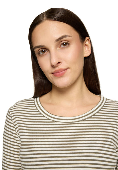 Shirt Kurz 1/1 Arm Khaki/Cream Bild 6