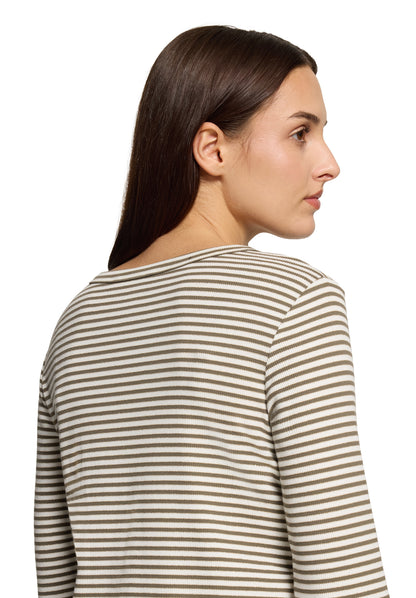 Shirt Kurz 1/1 Arm Khaki/Cream Bild 7