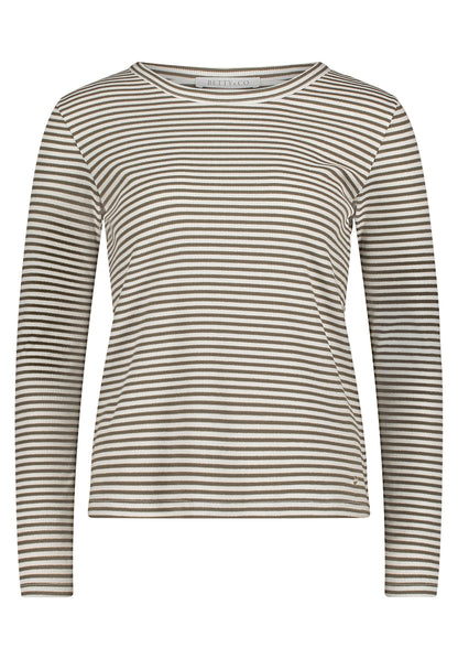 Shirt Kurz 1/1 Arm Khaki/Cream Bild 8