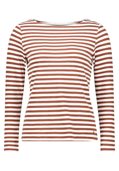 Shirt Kurz 1/1 Arm Brown/Cream Bild 1