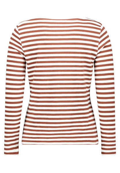 Shirt Kurz 1/1 Arm Brown/Cream Bild 2
