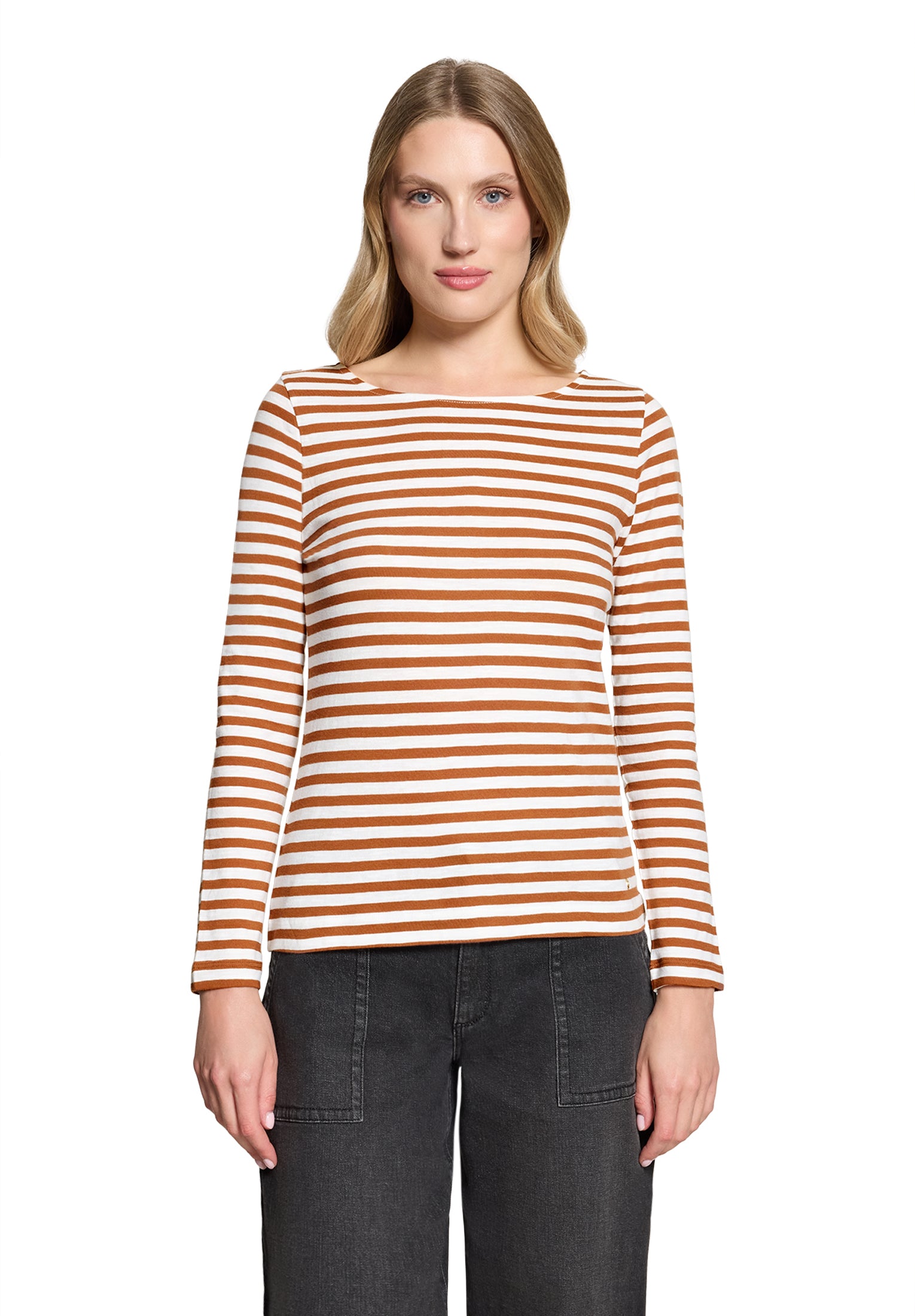 Shirt Kurz 1/1 Arm Brown/Cream Bild 3