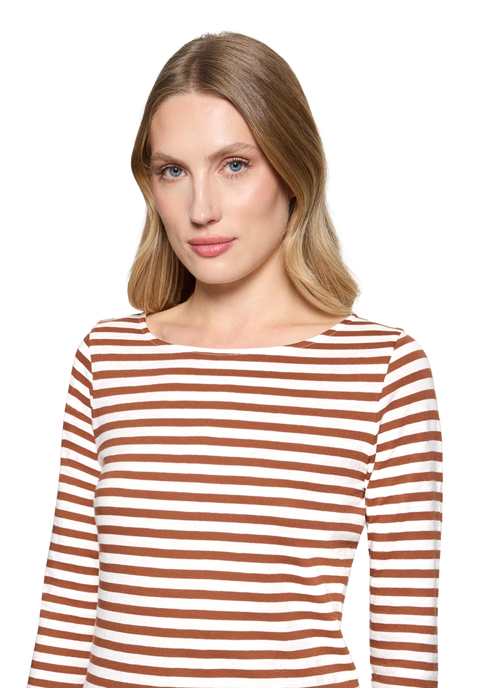 Shirt Kurz 1/1 Arm Brown/Cream Bild 6