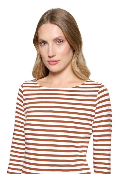 Shirt Kurz 1/1 Arm Brown/Cream Bild 6