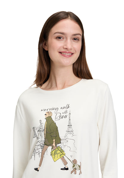 Shirt Kurz 3/4 Arm Nature/Green Bild 6